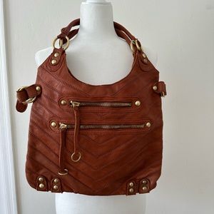 Linea Pelle Leather Shoulder Bag